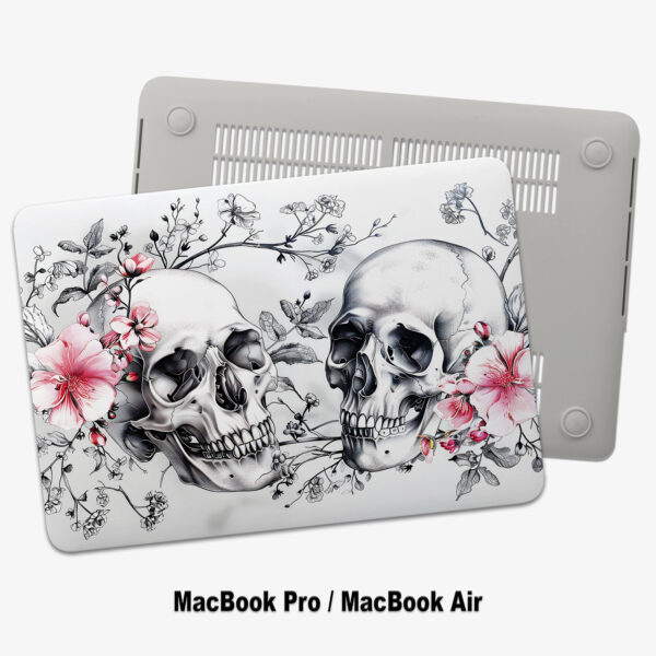 Halloween Gothic Skulls MacBook Case