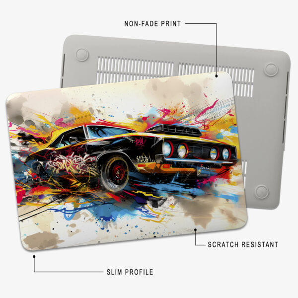 Retro Mustang Vintage Vibe MacBook Case