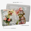 Vintage Scrapbook Style MacBook Case