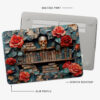 Vintage Skull Bookshelf MacBook Case