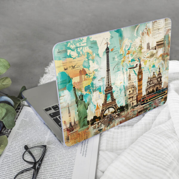 Retro Travel Collage MacBook Air Case