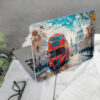 London Bus Oil Painting MacBook Case