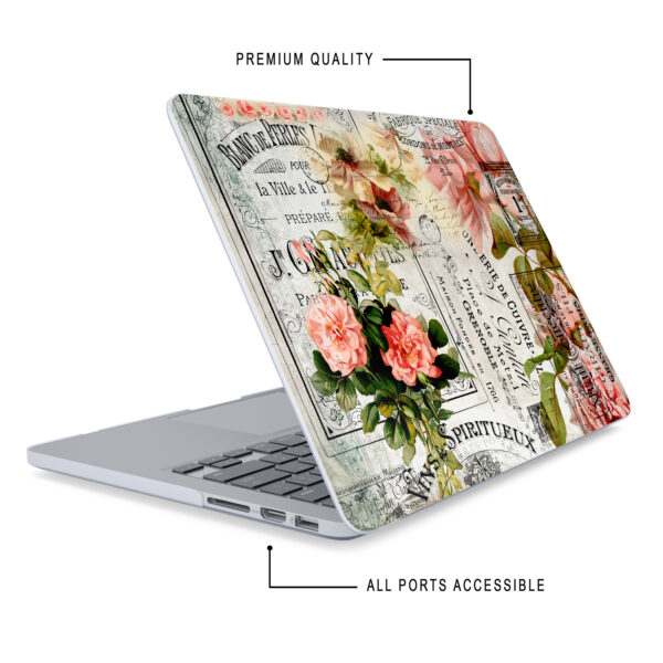 Vintage Scrapbook Style MacBook Case