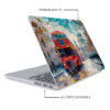 London Bus Oil Painting MacBook Case