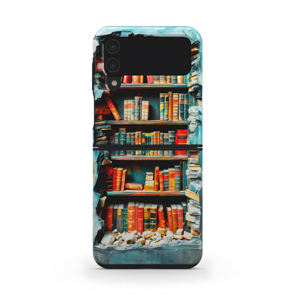 Book Lovers 3D Hole Wall Phone Case