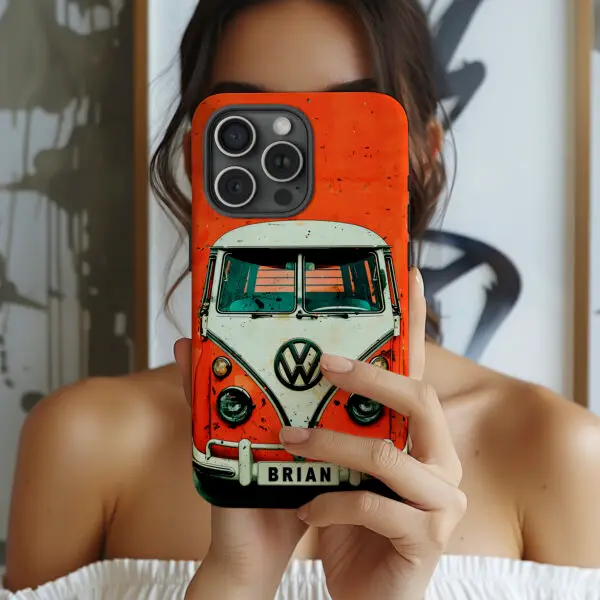Personalized Vintage Van - Phone Case