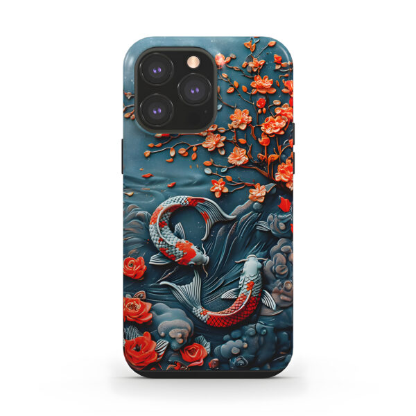 3D Japanese Koi Fish Phone Case