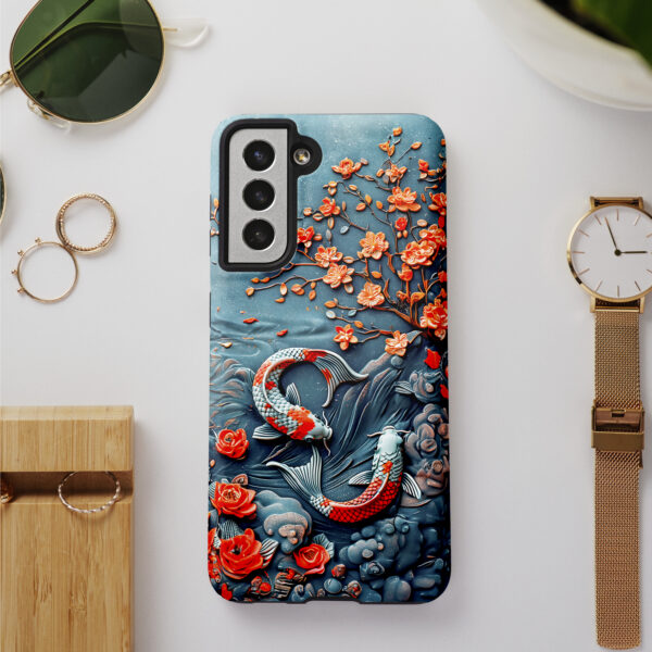 3D Japanese Koi Fish Phone Case