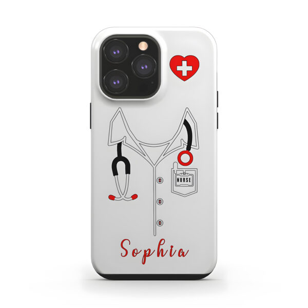 Personalized Name Nurse Tough Phone Case