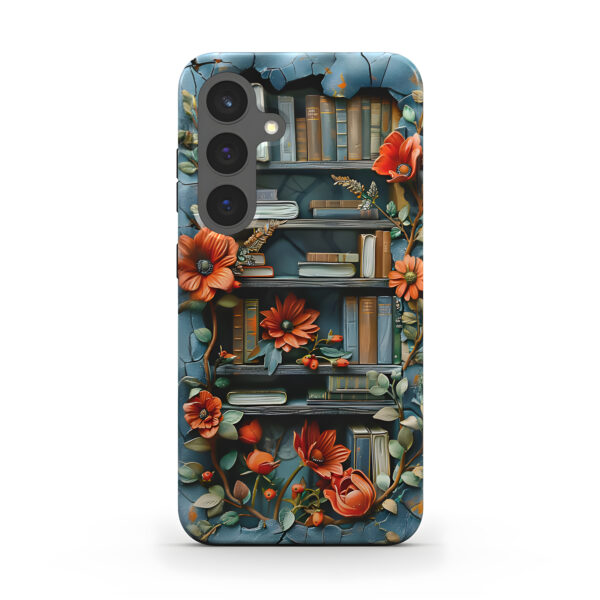 3D Bookshelf Book Lover Phone Case