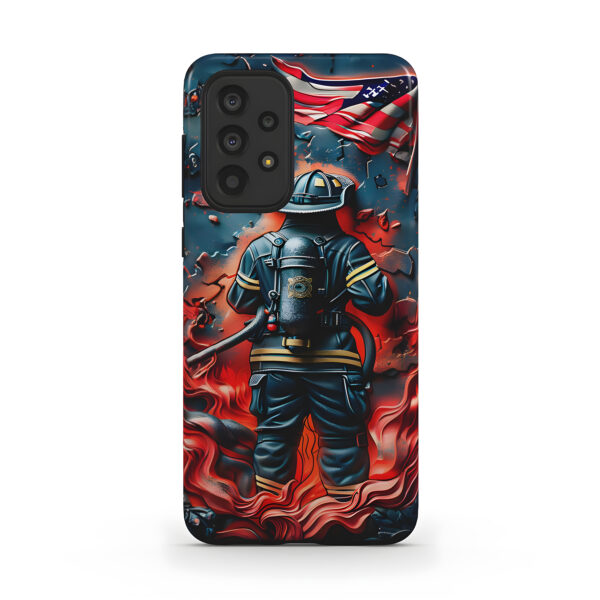 Firefighter Dad Gift Tough Phone Case