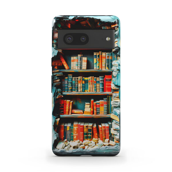 Book Lovers 3D Hole Wall Phone Case