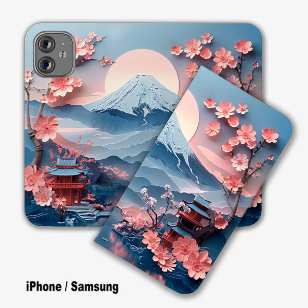 Fuji Mountain Japanese Phone Wallet Case