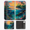 Tropical Ocean Blue Wallet Phone Case