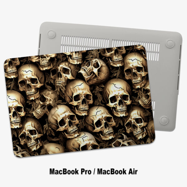 Gothic Gold Skulls MacBook Air Case