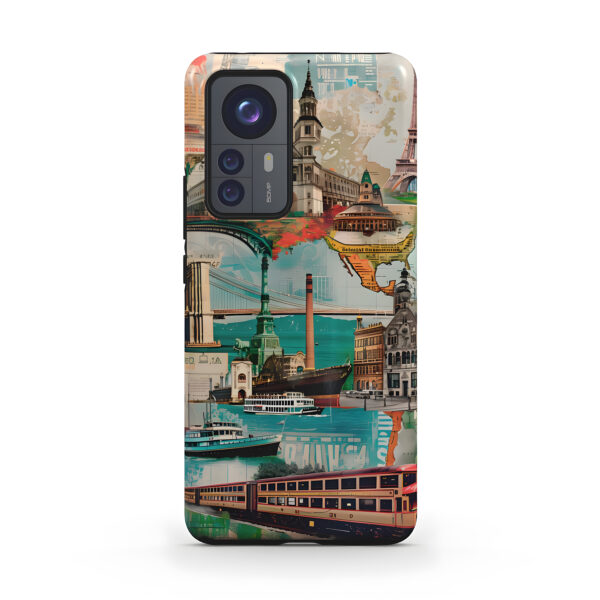 Retro Travel Collage Vintage Phone Case