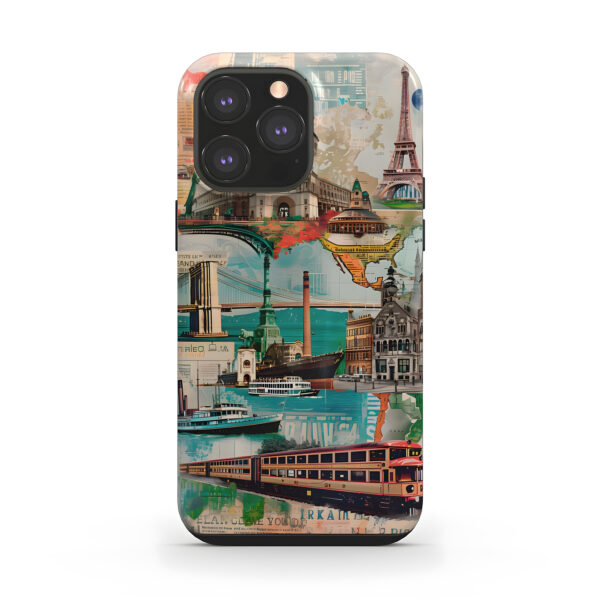 Retro Travel Collage Vintage Phone Case