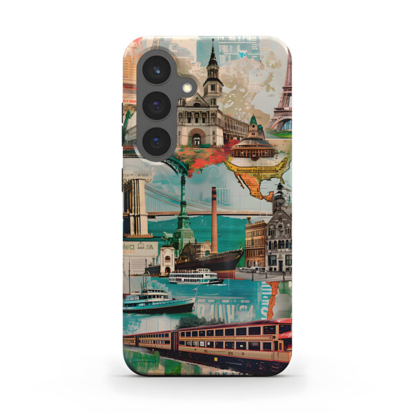 Retro Travel Collage Vintage Phone Case