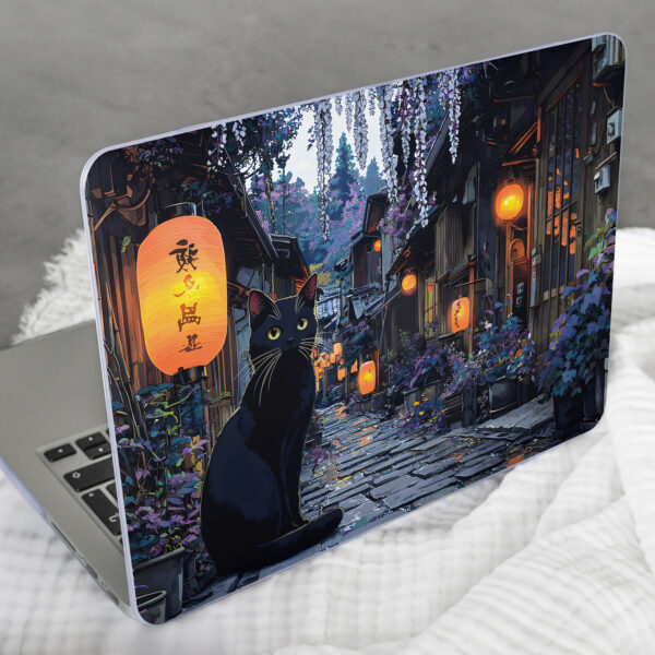 Lantern Alley Cat MacBook Case