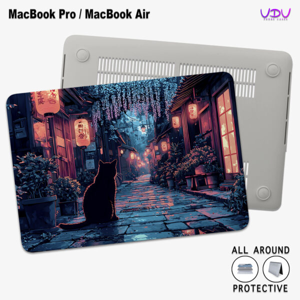 Lantern Alley Mystical Night MacBook Case