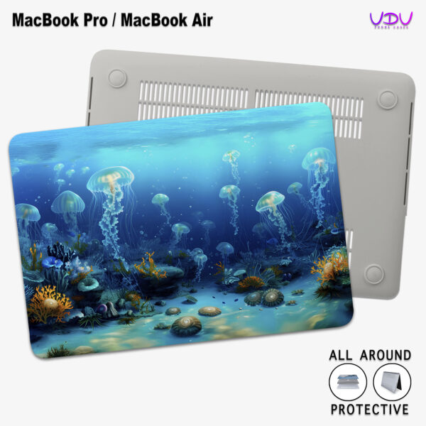 Jellyfish Wonderland MacBook Case