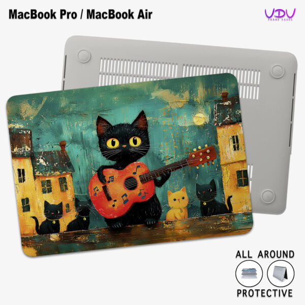 Melody of Whiskers MacBook Case