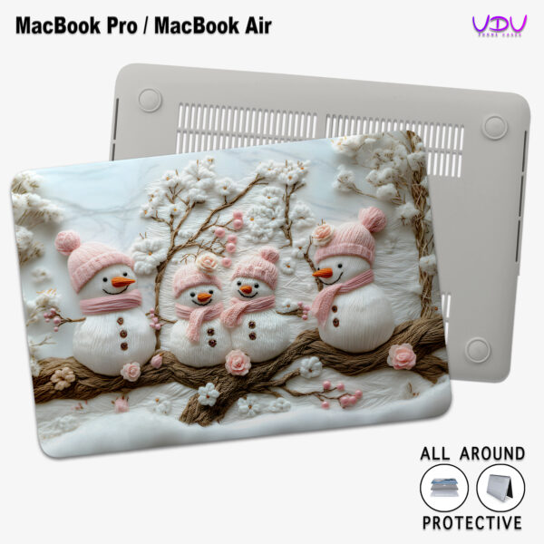 Where Winter Whimsy Blossoms MacBook Case