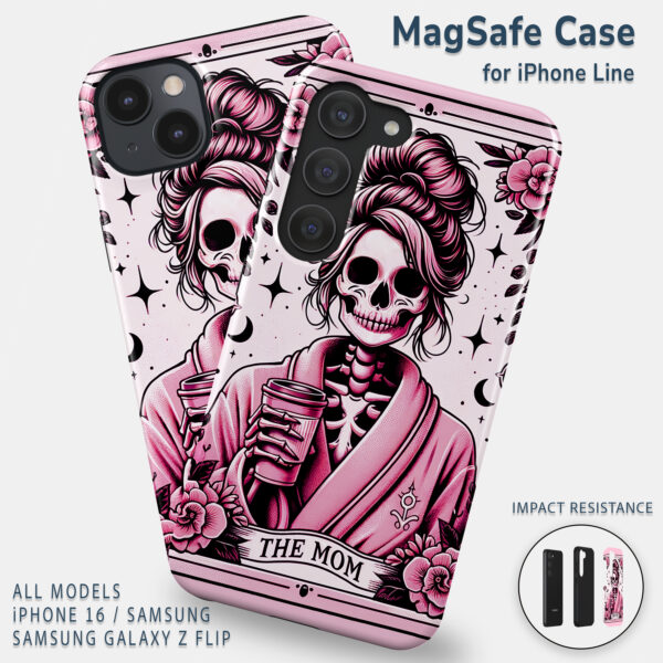 The Mom Gothic Floral Phone Case