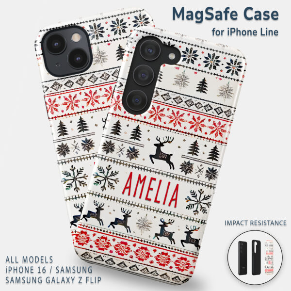 Personalized Festive Amelia Phone Case