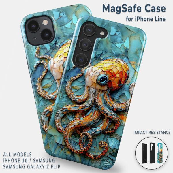 Vivid Octopus Tough Phone Case