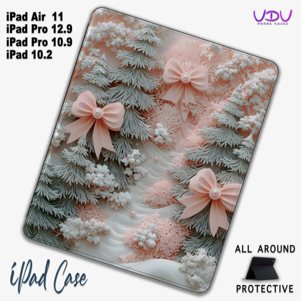 Elegant Winter Wonderland iPad Case