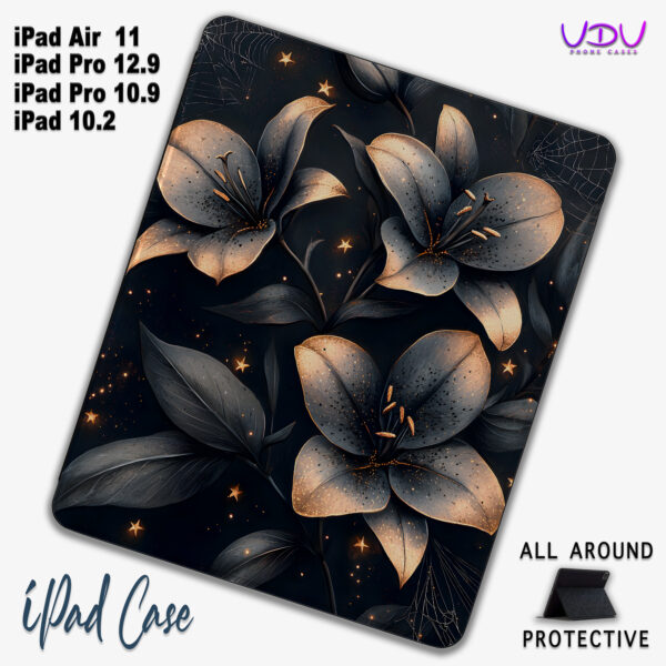 Midnight Bloom iPad Case